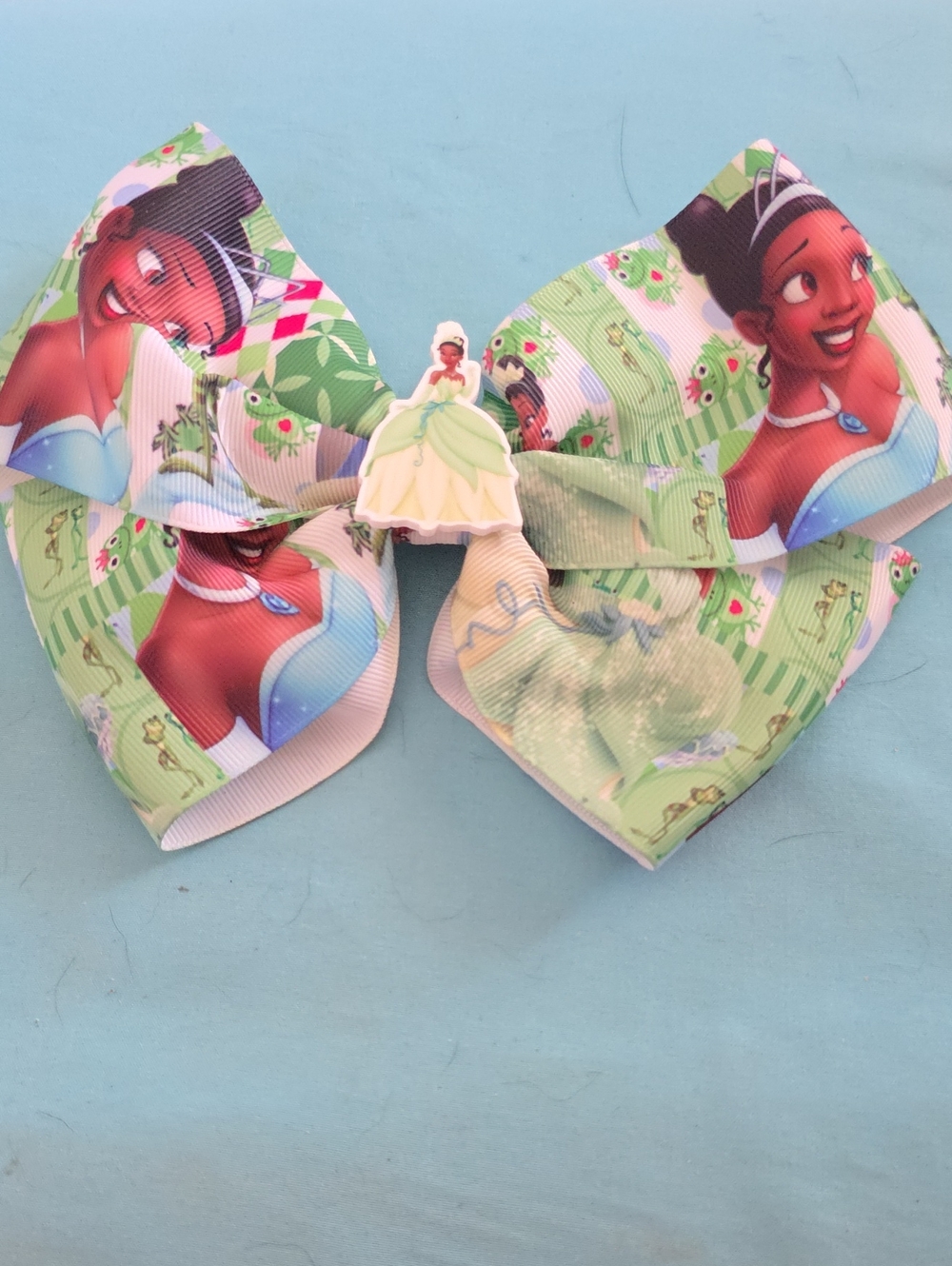 Princess TIANA /Disney Hair Bow Clip